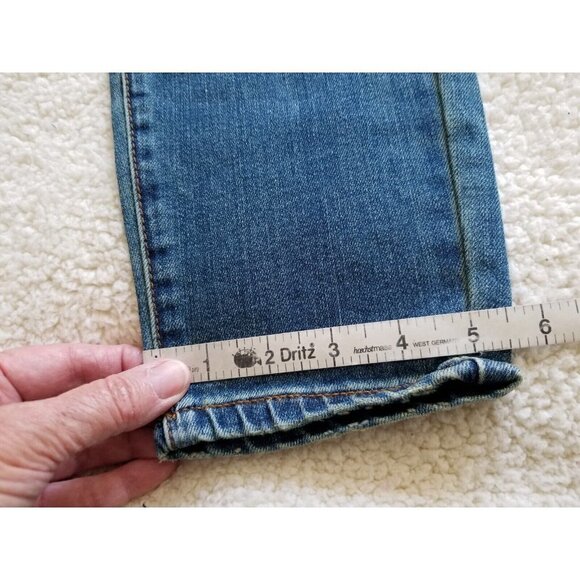 PRANA Women's Sienna Hiking Jeans True Blue Stretch Denim Size 12 Reg - Picture 9 of 11